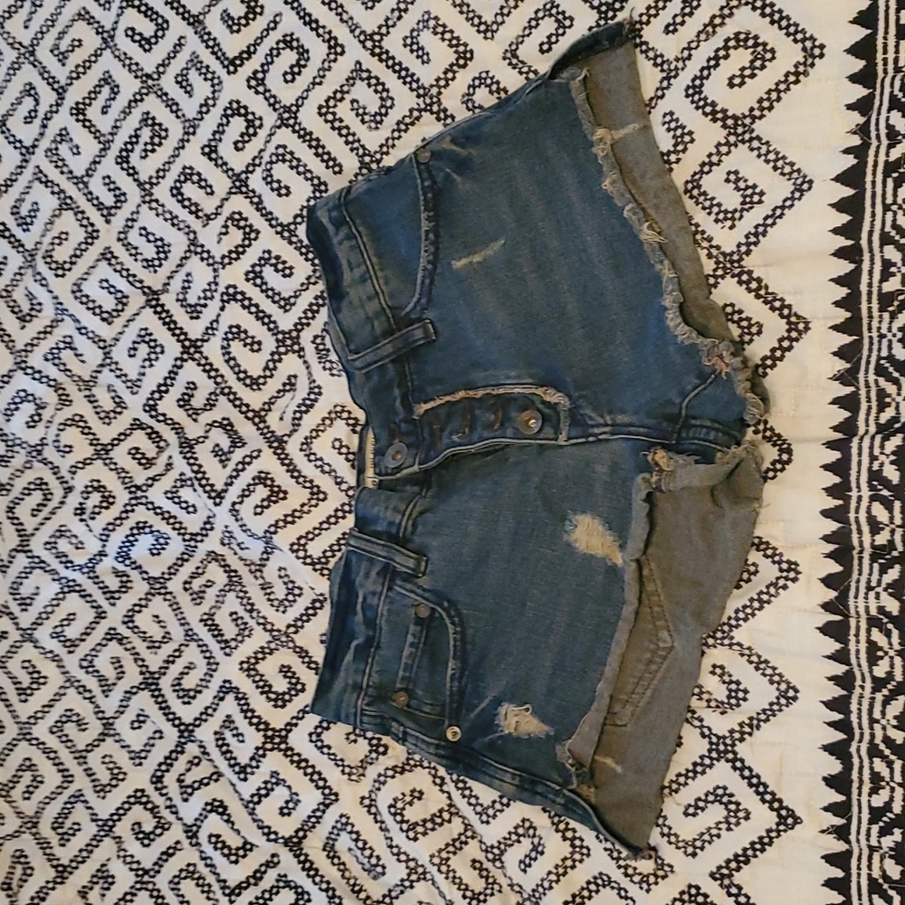 3 for $15 Free People Distressed Denim Shorts
